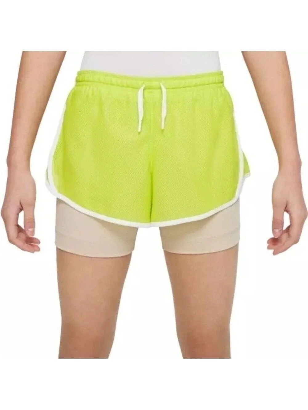 NIKE Girls' Dri-Fit Tempo 2-In-1 Training Shorts